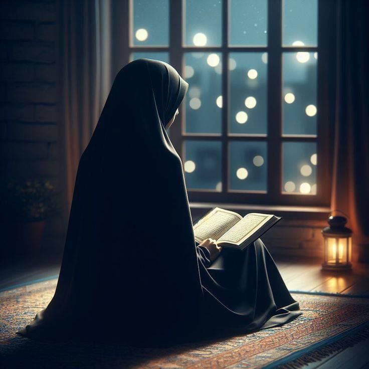 Peaceful evening prayer